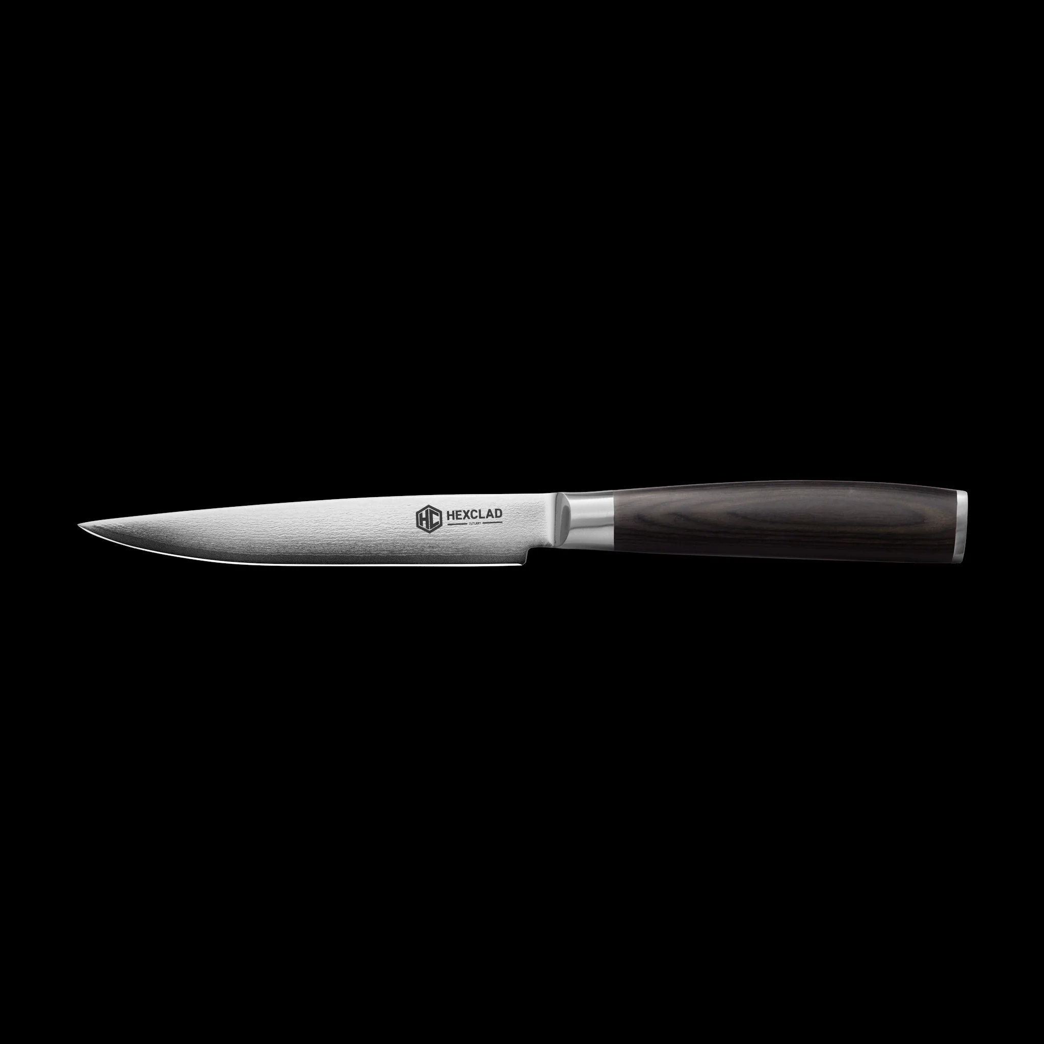 Damascus Steel Steak Knife Set, 4-pc (Espresso) - Image 4