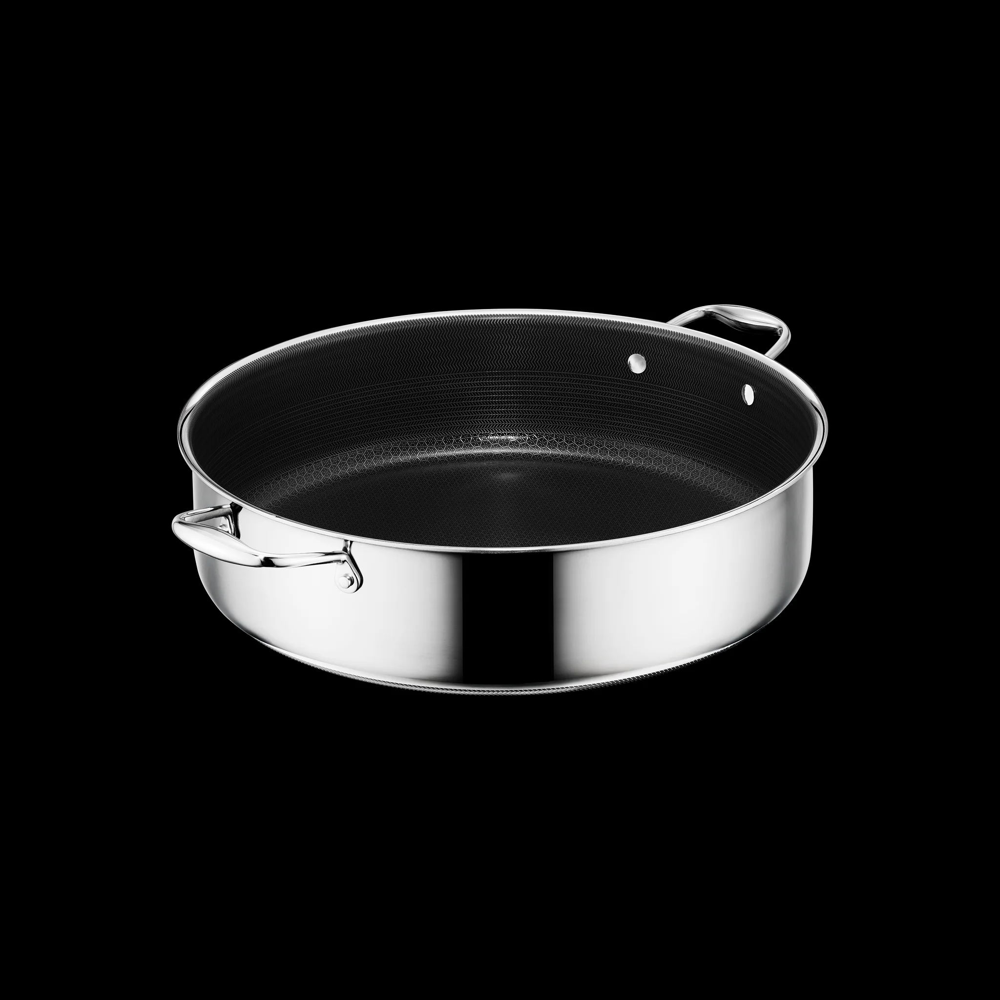 Hybrid Deep Sauté Pan with Lid, 10-QT - Image 2